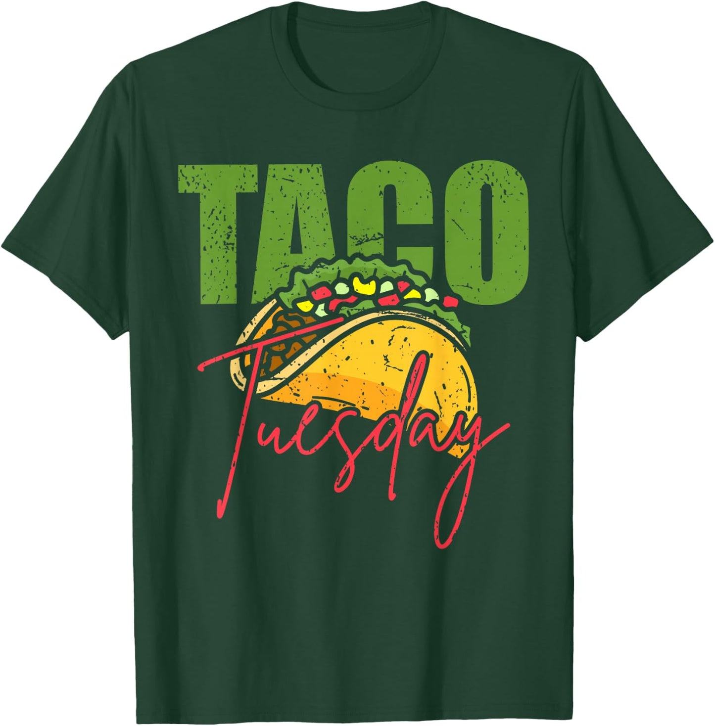 Funny Mexican Taco Lover Taco Tuesday Foodie Mexico Taco T-Shirt - T-Shirt | Forest
