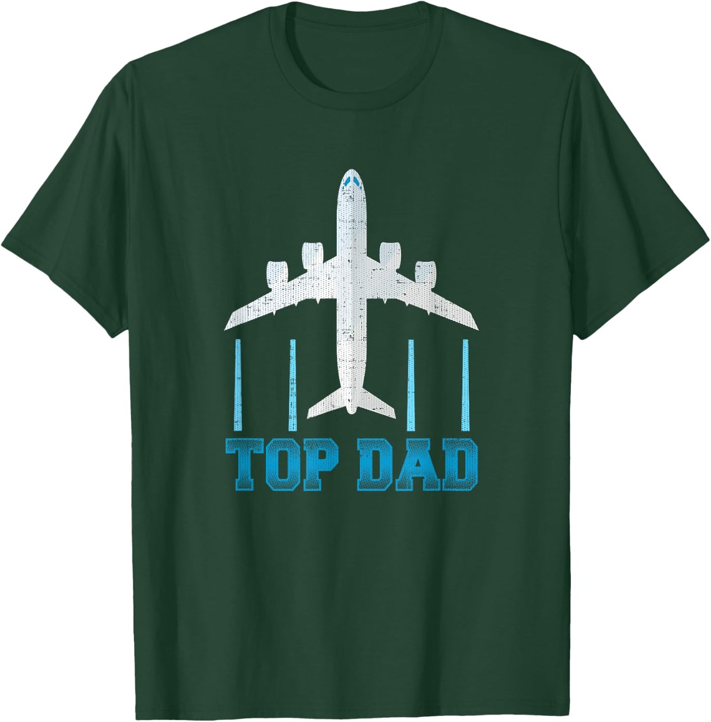 Top Dad Father's Day Airplane Pilot or Military T-Shirt - T-Shirt | Forest