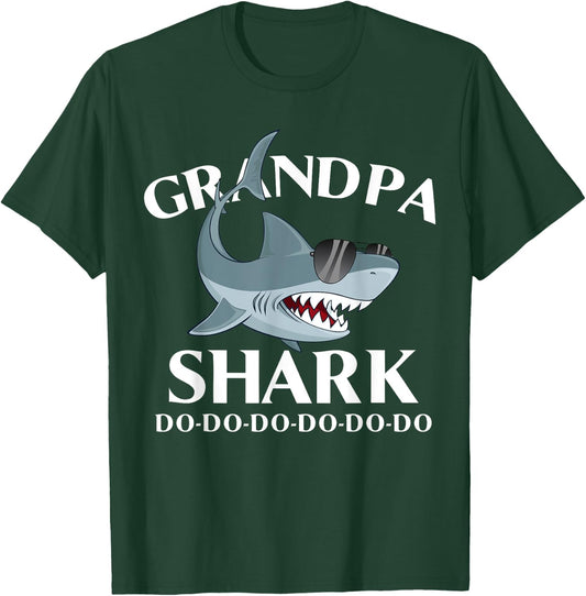 Grandpa Shark Do Do Do T-Shirt - T-Shirt | Forest