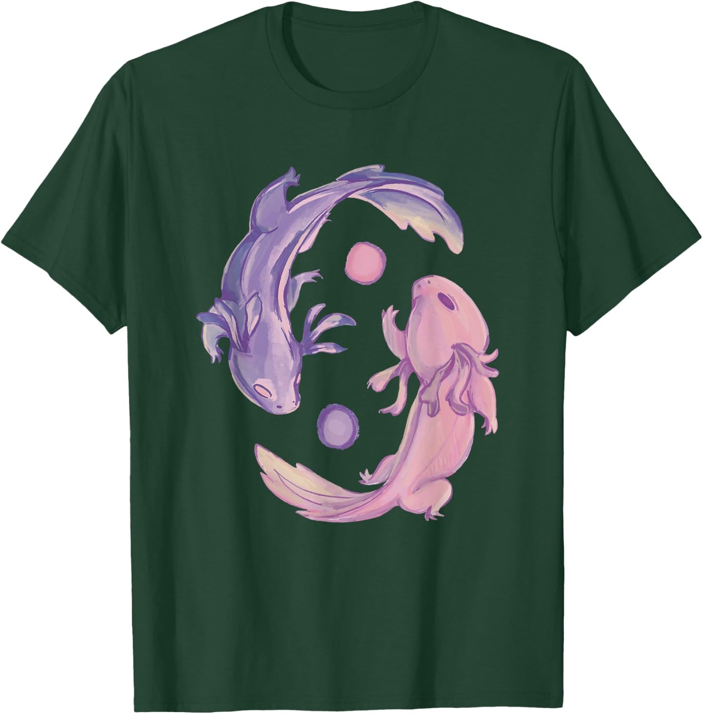 Axolotl Cute Animals Kawaii Jing Jang Axolotl T-Shirt - T-Shirt | Forest