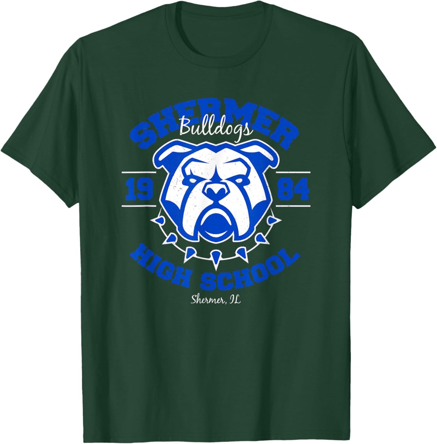 Shermer High School Bulldogs T-Shirt - T-Shirt | Forest