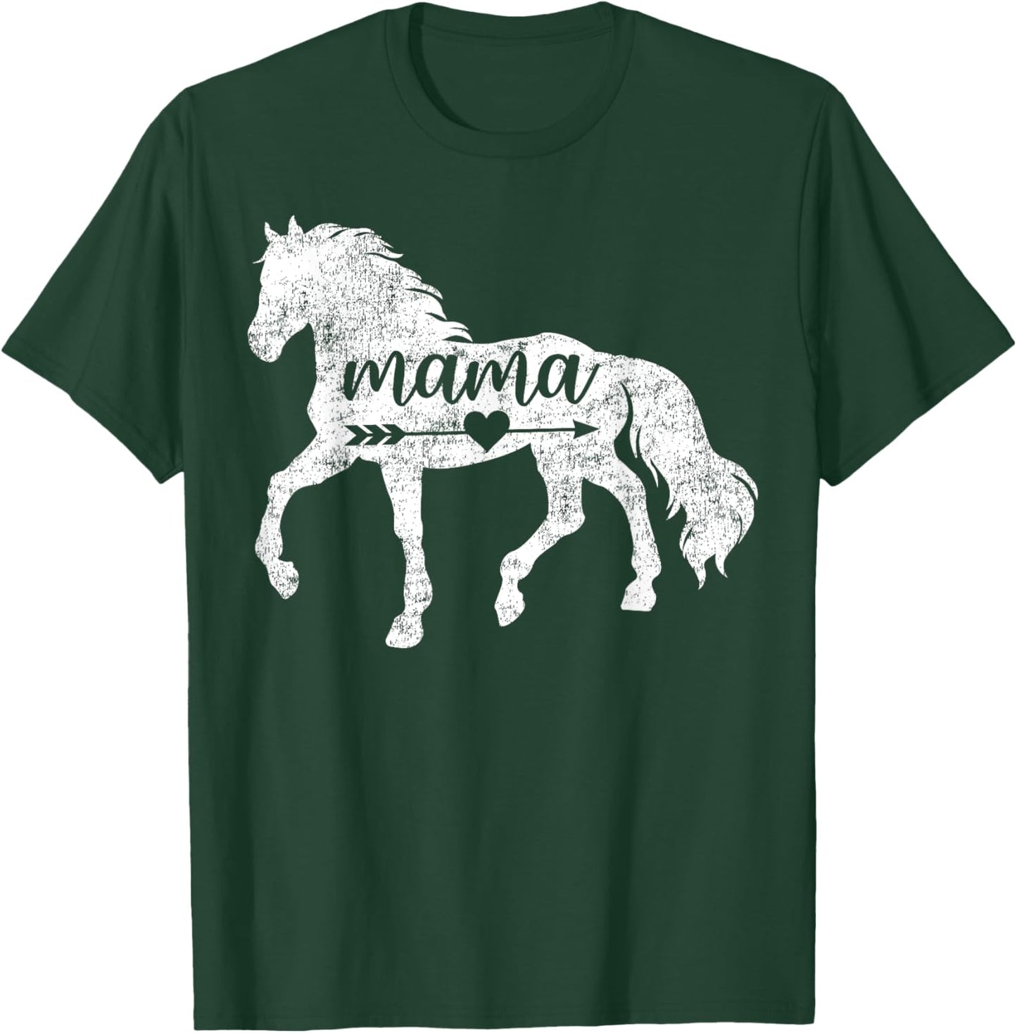 Horse Mama Shirt - Funny Horse Lover Mom Mother's Day T-Shirt - T-Shirt | Forest