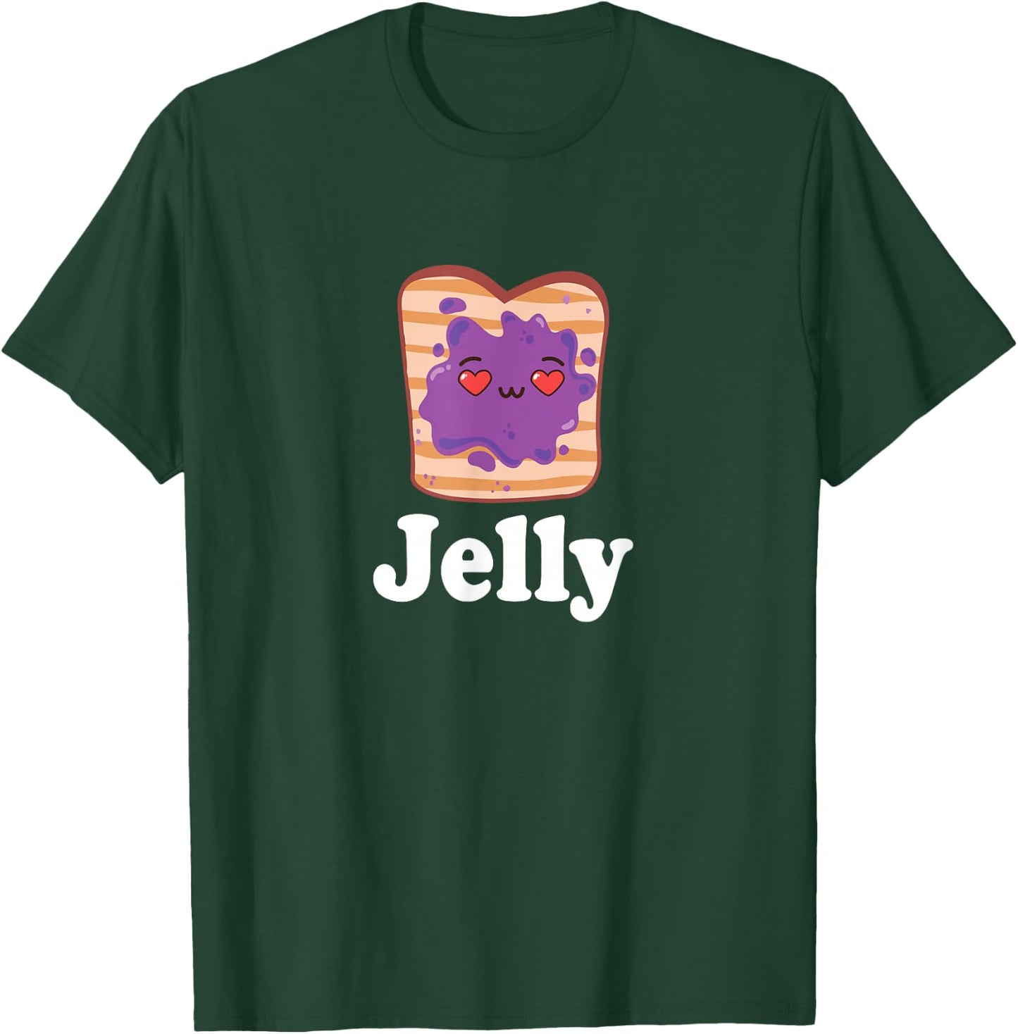 Jelly & Peanut Butter Valentine Him & Her Matching Couple T-Shirt - T-Shirt | Forest