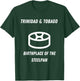 Steelpan Trinidad and Tobago Sayings Trini Pride Flag T-Shirt - T-Shirt | Forest