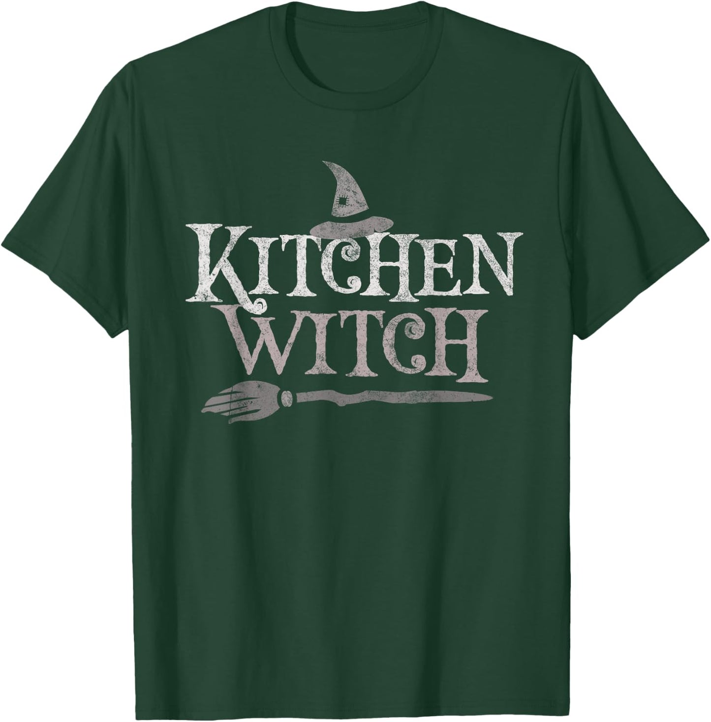 Funny KITCHEN WITCH Costume Chef Crew Cook Squad Cooking T-Shirt - T-Shirt | Forest
