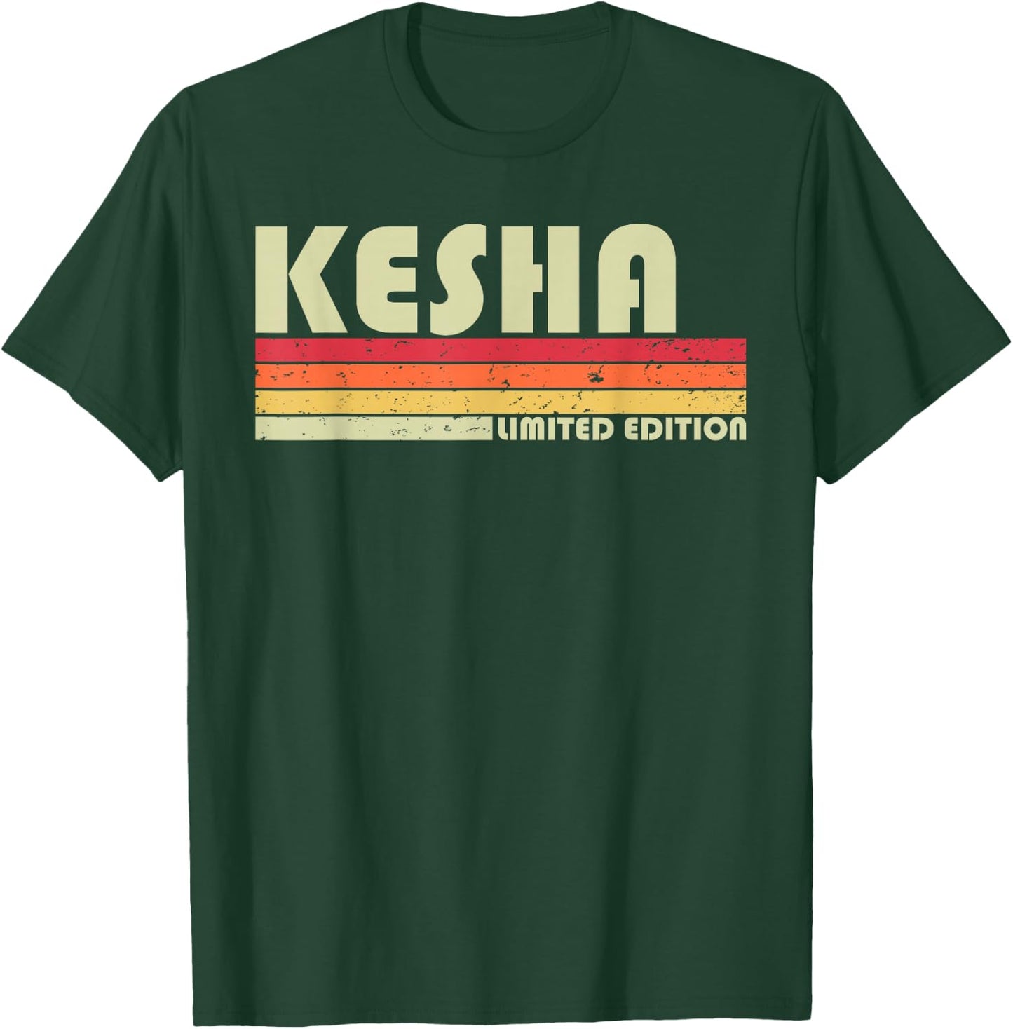 Kesha Name Personalized Retro Vintage 80s 90s Birthday T-Shirt - T-Shirt | Forest