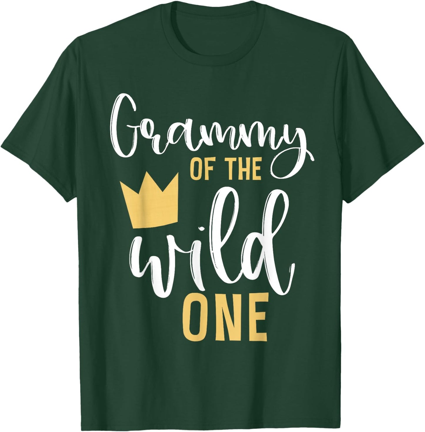 Grammy of the Wild One Matching 1st Birthday First Thing Nan T-Shirt - T-Shirt | Forest