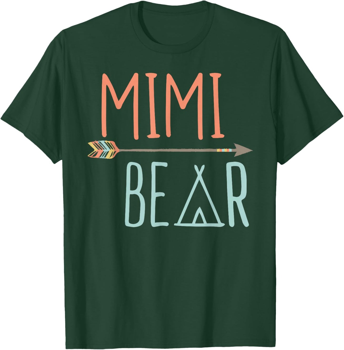 Tribal Arrow Mimi Bear Shirt Grandma Shirt T-Shirt - T-Shirt | Forest
