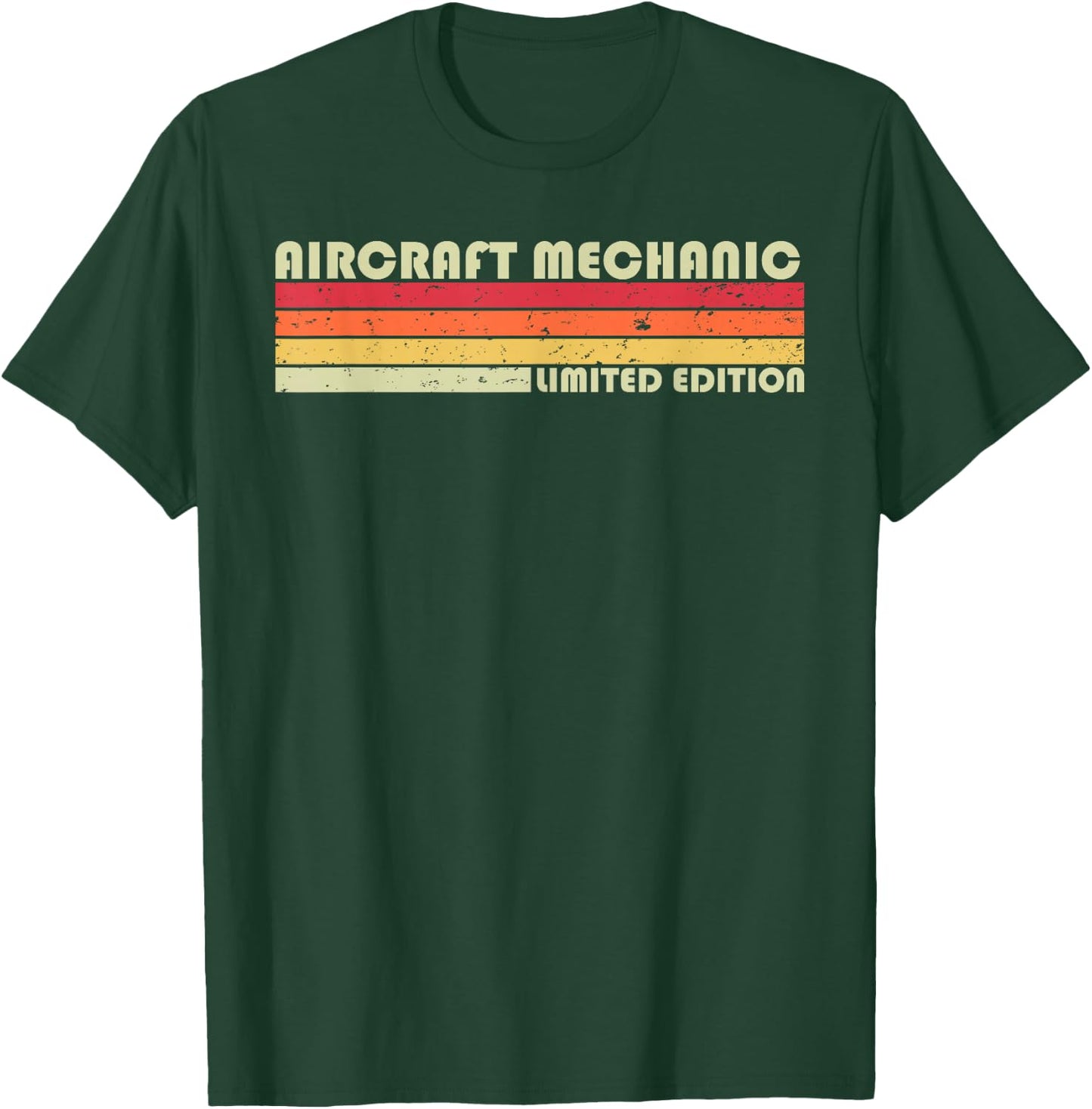 Aircraft Mechanic Funny Job Title Profession Birthday Worker T-Shirt - T-Shirt | Forest