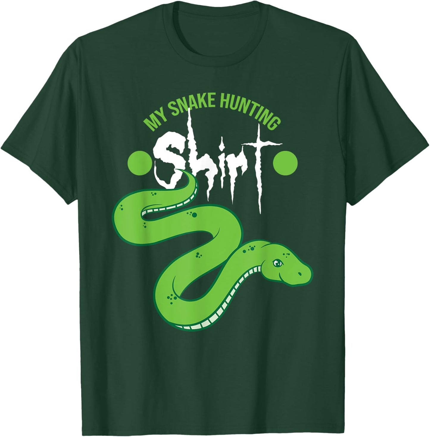My Snake Hunt Design Snake Lover T-Shirt - T-Shirt | Forest