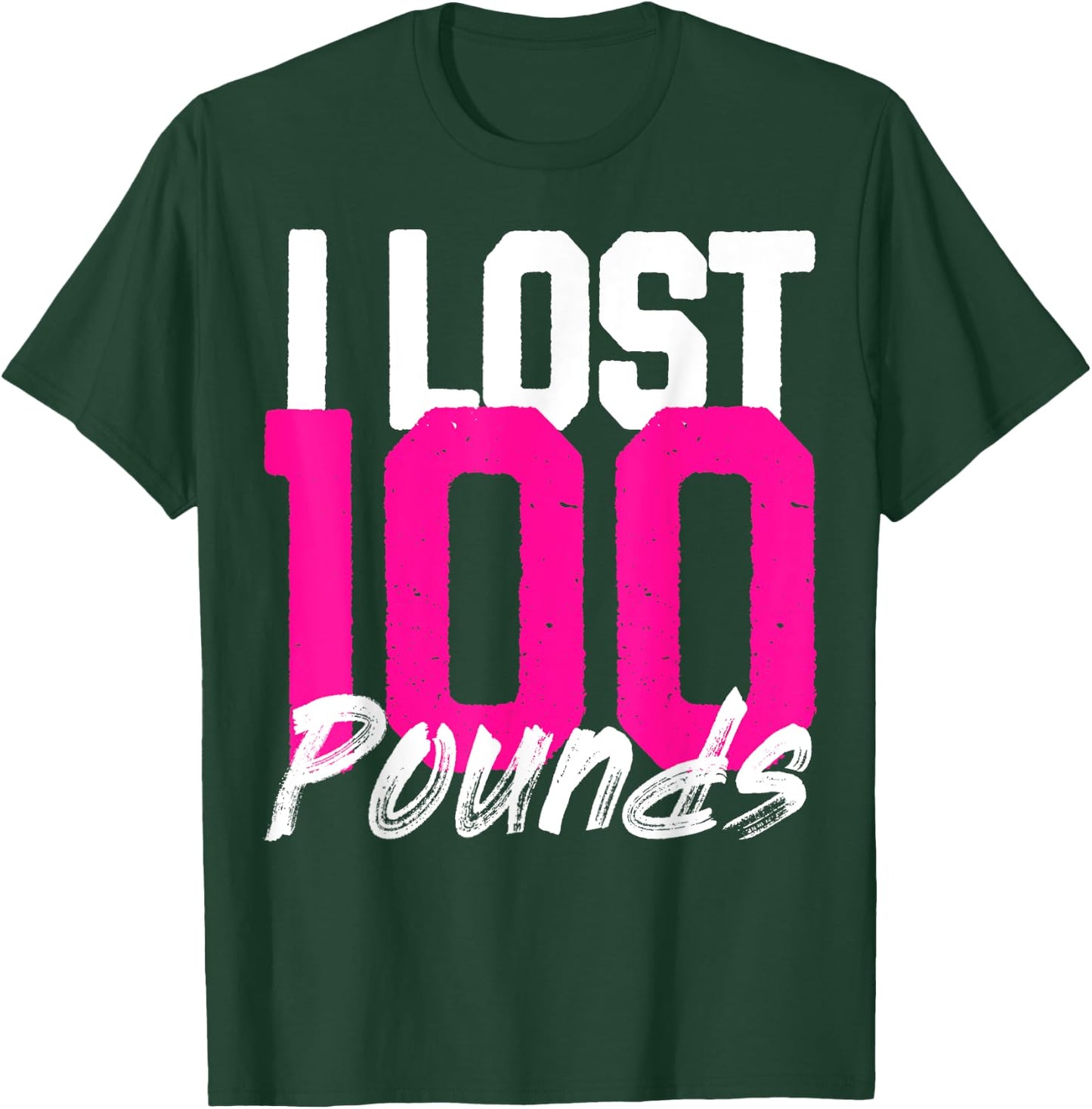 I Lost 100 Pounds - Proud Weightloss Announcement - women T-Shirt - T-Shirt | Forest