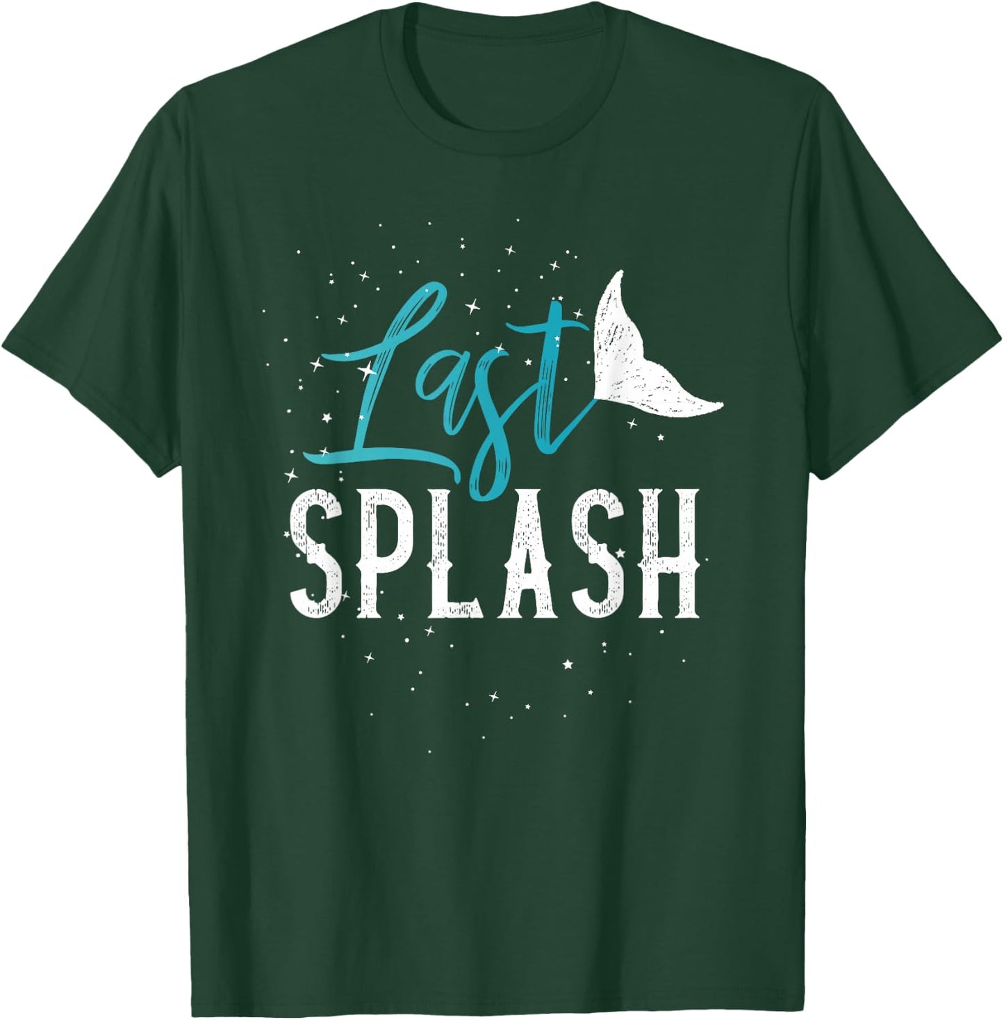 Last splash mermaid bride shirt T-Shirt - T-Shirt | Forest