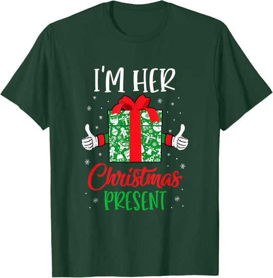 Funny Matching Couples Christmas His And Hers T-Shirt - T-Shirt | Forest