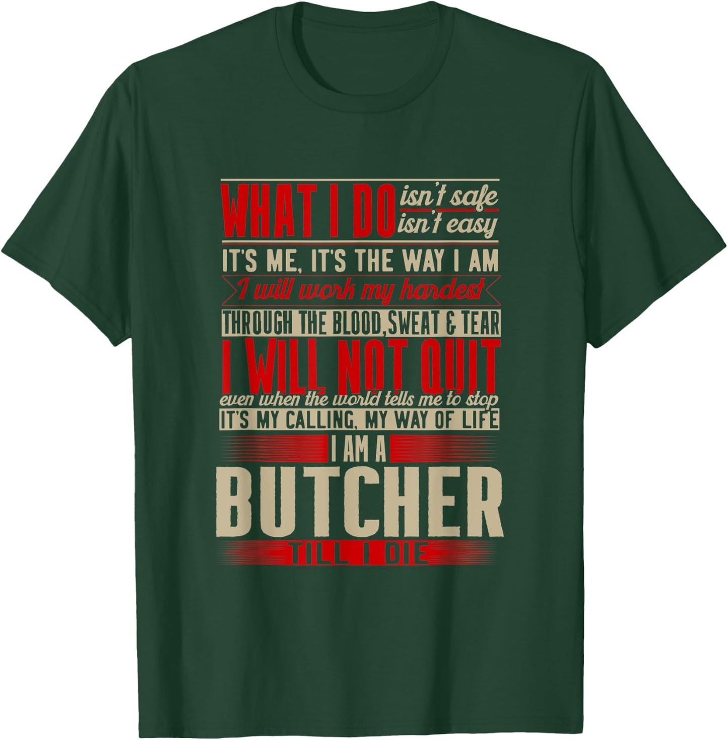 Butcher T-Shirt - T-Shirt | Forest
