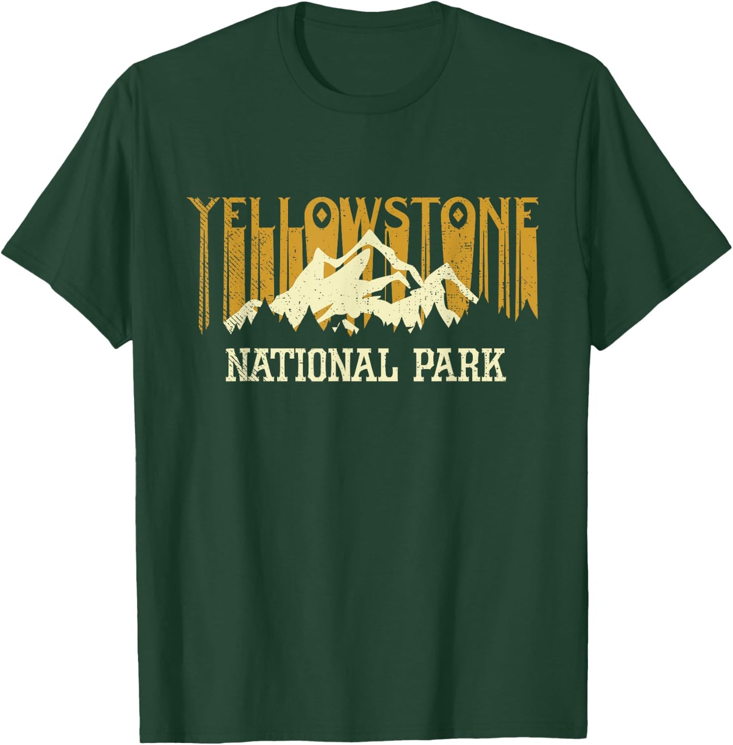 Yellowstone National Park Vintage T-Shirt - T-Shirt | Forest