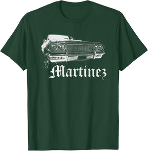 Martinez Shirt Lowrider Cali Family Reunion Gift T-Shirt - T-Shirt | Forest