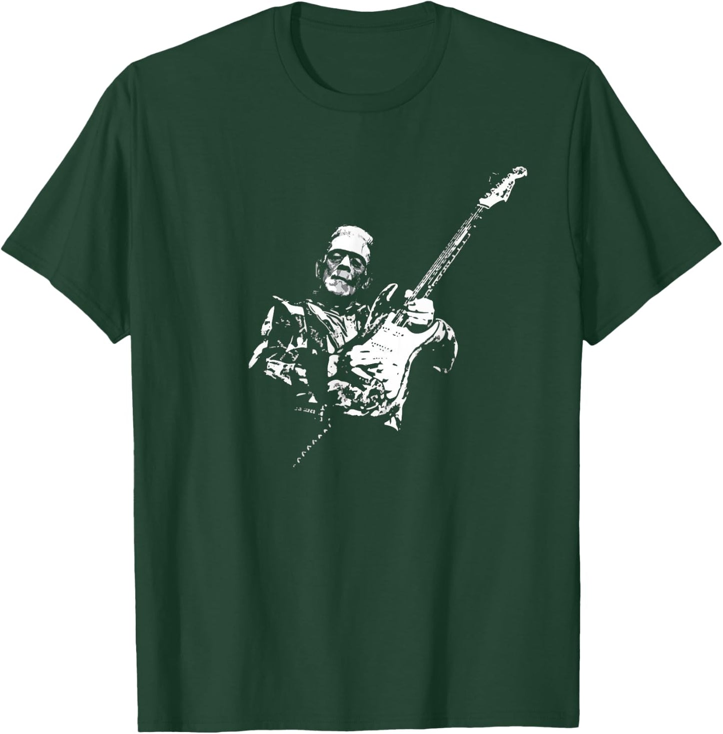 Frankenstein Guitar Player T-Shirt - T-Shirt | Forest