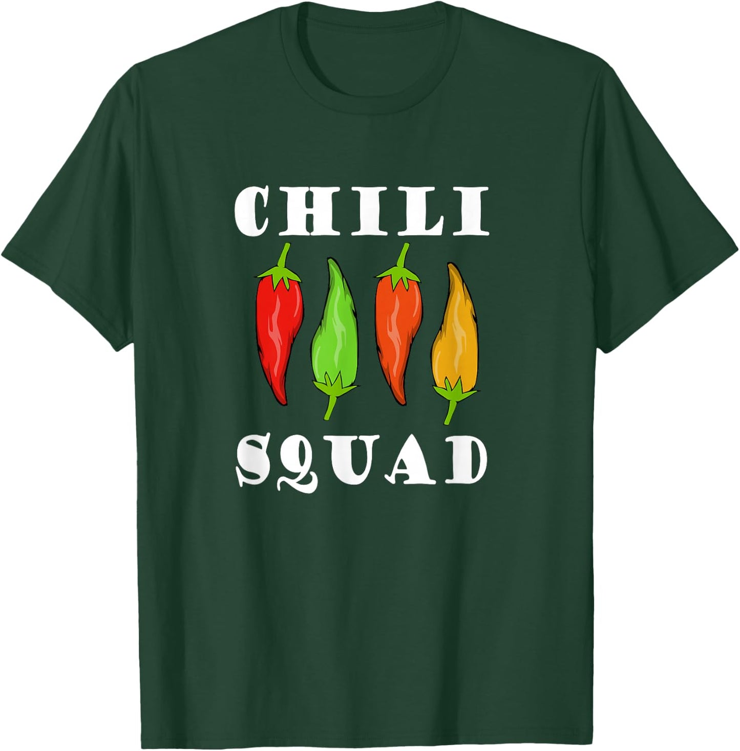Chili Squad Mexican Food Eating Spicy Food T-Shirt - T-Shirt | Forest
