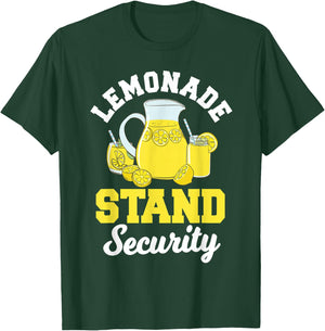 Lemonade Stand Security Lemon Juice Citrus Summer Drink T-Shirt - T-Shirt | Forest
