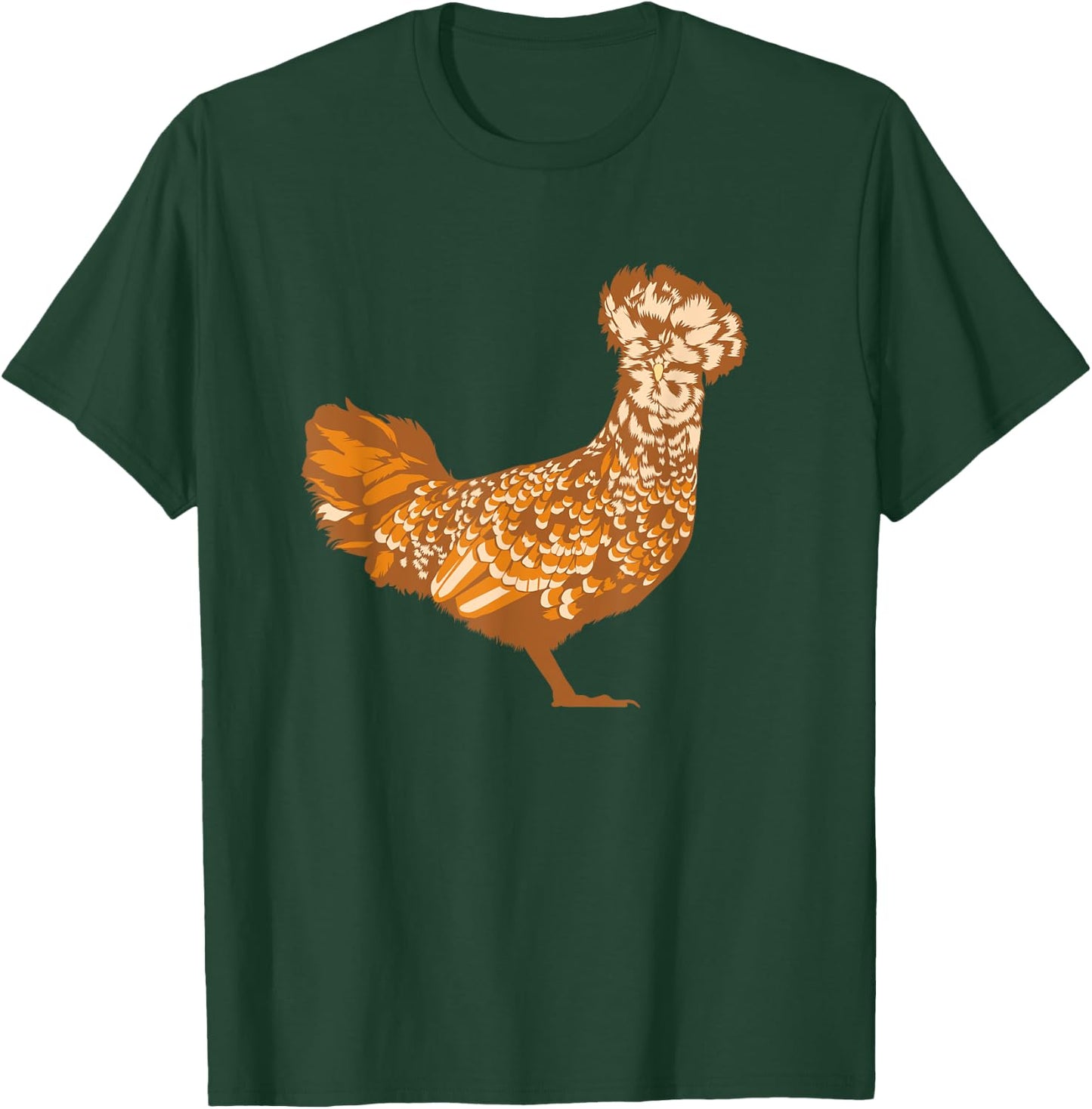 Drawing of a Polish Chicken T-Shirt - T-Shirt | Forest