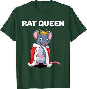 Rat Queen | Girls Rat | Rat T-Shirt - T-Shirt | Forest
