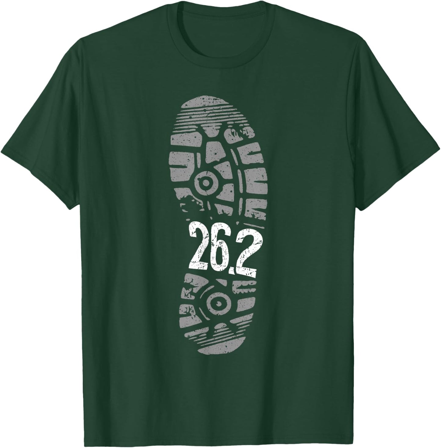 Cool Marathon Art Men Women 26.2 Marathoner Running Finisher T-Shirt - T-Shirt | Forest