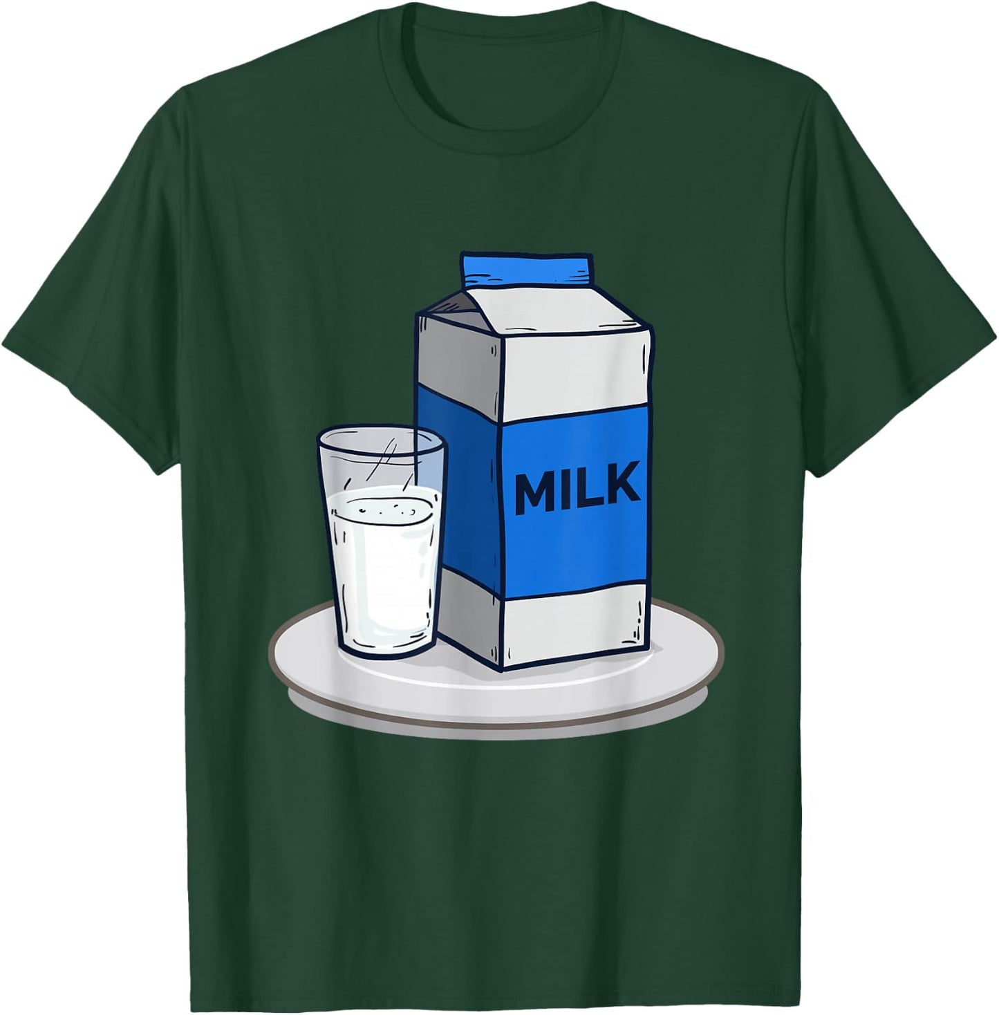 Matching Halloween Outfit Cookies and Milk Costume T-Shirt - T-Shirt | Forest
