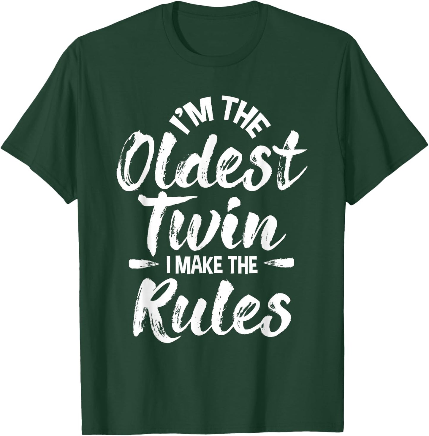I'm The Oldest Twin - Identical Twins Sister Brother T-Shirt - T-Shirt | Forest