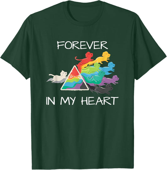 I Love My Dog & My Dog Loves Me Forever In My Heart Dog T-Shirt - T-Shirt | Forest