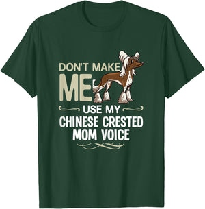 Chinese Crested Powderpuff Dog Gift Puppies Owner Lover Women Kids T-Shirt - T-Shirt | Forest