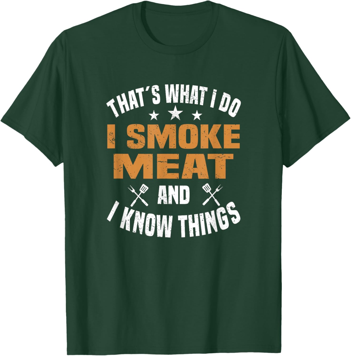 Smoking Meat BBQ Grilling Smoker Smoked Meat T-Shirt - T-Shirt | Forest