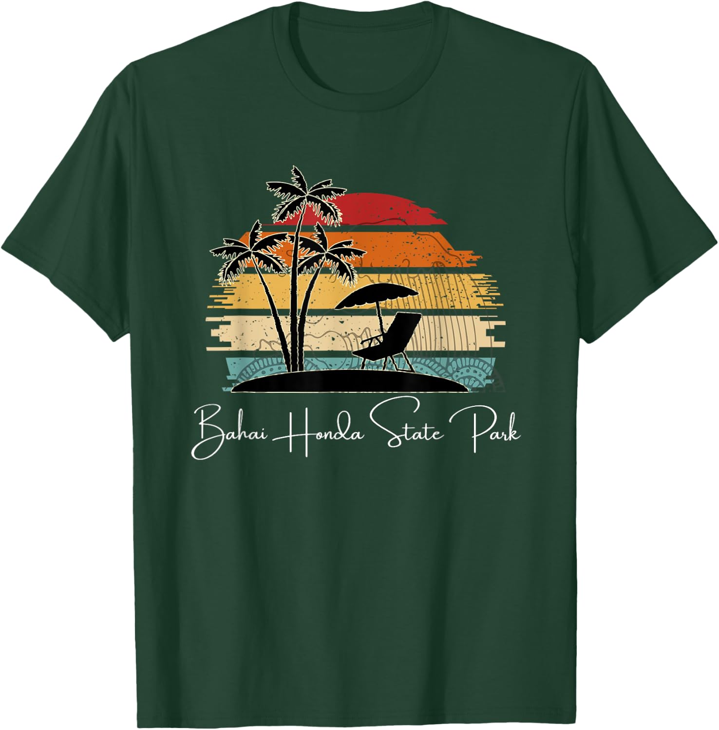 Bahai Honda State Park Beach Lover Palm Spring & Summer T-Shirt - T-Shirt | Forest
