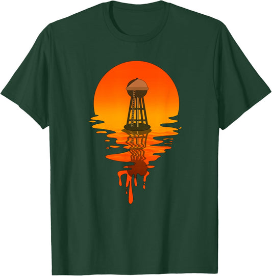 Vintage Retro Style Texas Water Tower T-Shirt - T-Shirt | Forest