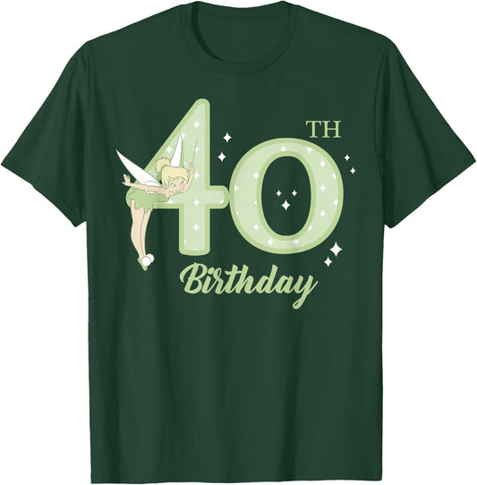 Disney Peter Pan 40th Birthday Tinkerbell Portrait T-Shirt - T-Shirt | Forest