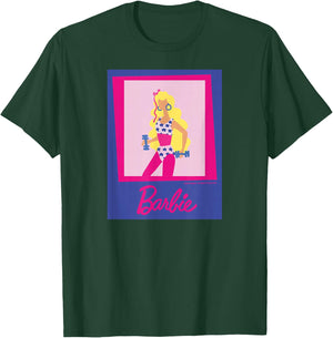 Barbie - Retro Training Pose T-Shirt - T-Shirt | Forest