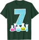 7th Birthday Science Theme Party Science Experiments Science T-Shirt - T-Shirt | Forest