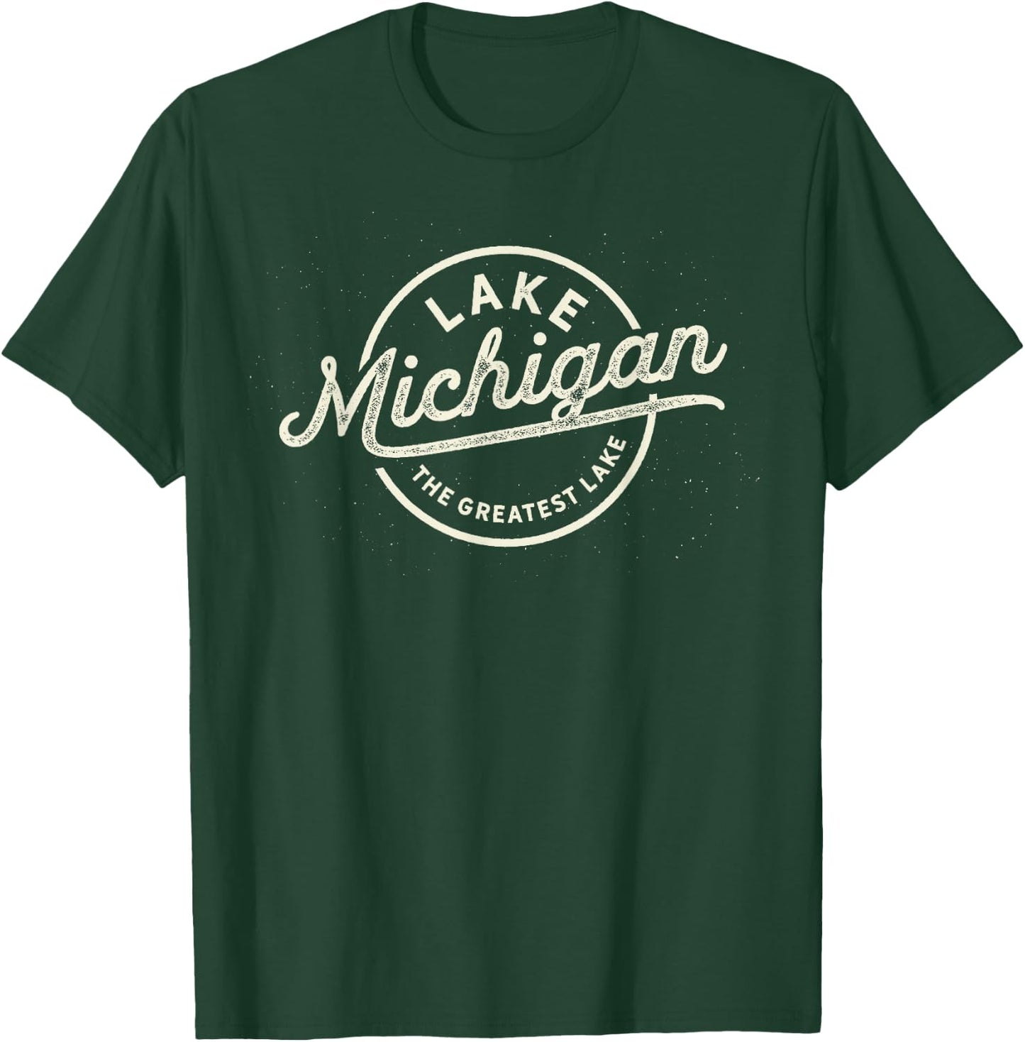 The Great Lakes Shirt- Lake Michigan, Lake Life theme T-Shirt - T-Shirt | Forest