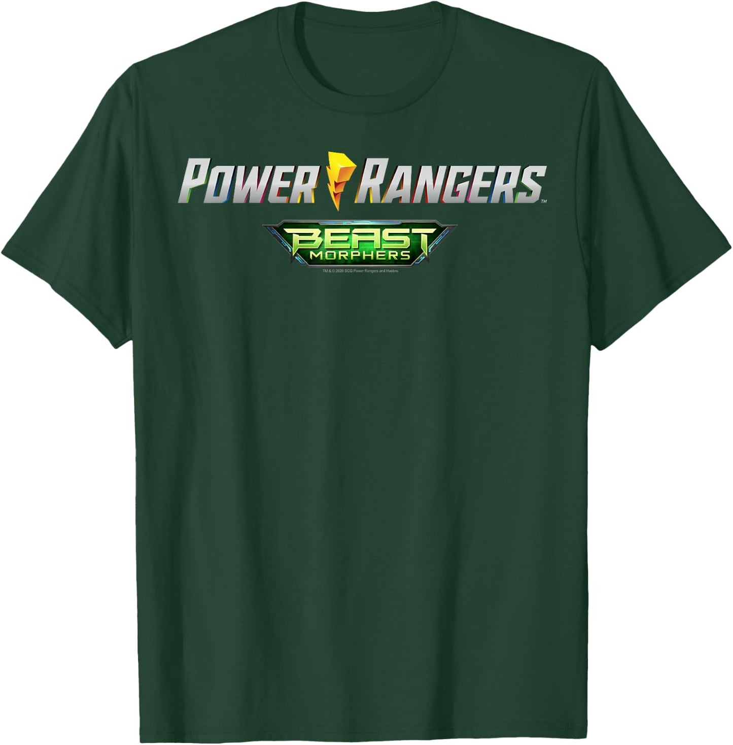 Power Rangers Let's Do This Geometric Group Shot Logo T-Shirt - T-Shirt | Forest