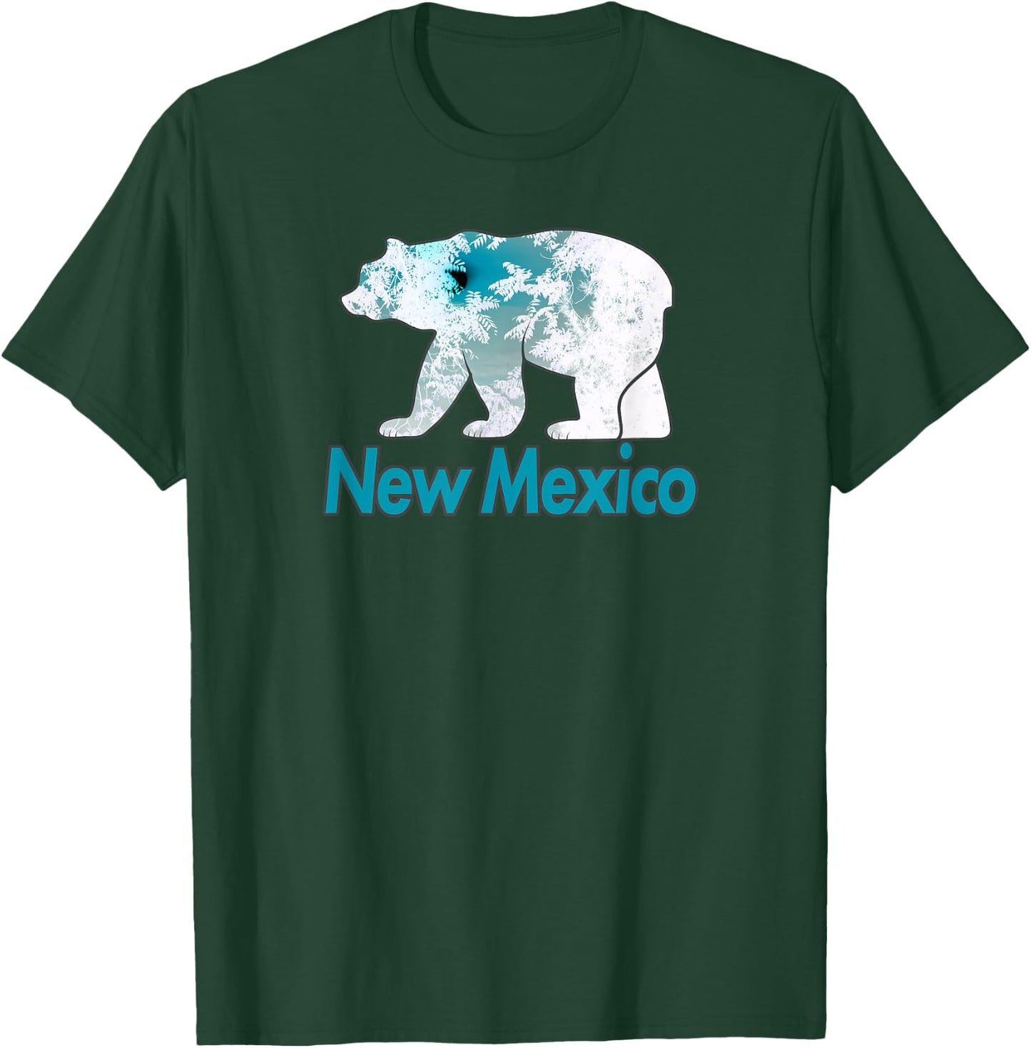 New Mexico State Retro Vintage Outdoors & NM Mountains T-Shirt - T-Shirt | Forest