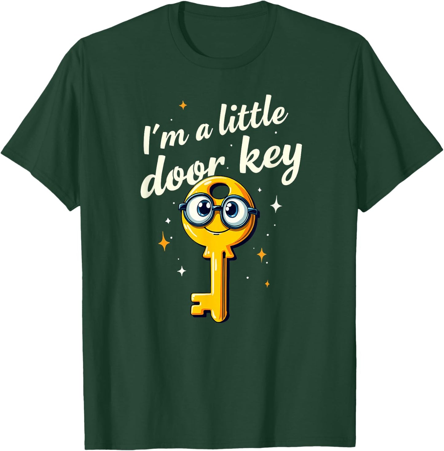Dad Jokes I'm Little Door Key T-Shirt - T-Shirt | Forest