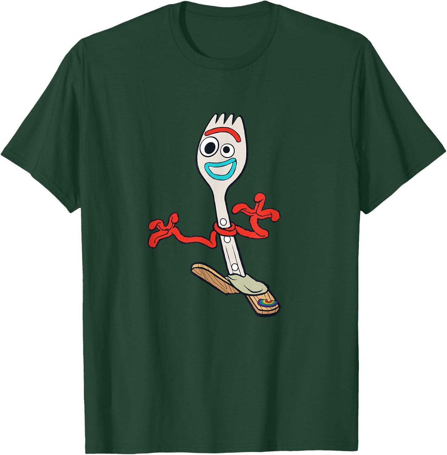 Disney Pixar Toy Story 4 Forky Running T-Shirt - T-Shirt | Forest
