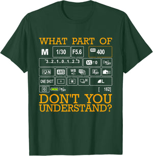 Funny Photography Design Men Women Photographer Instructors Small T-Shirt - T-Shirt | Forest