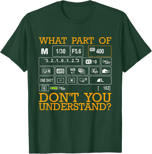Funny Photography Design Men Women Photographer Instructors Small T-Shirt - T-Shirt | Forest