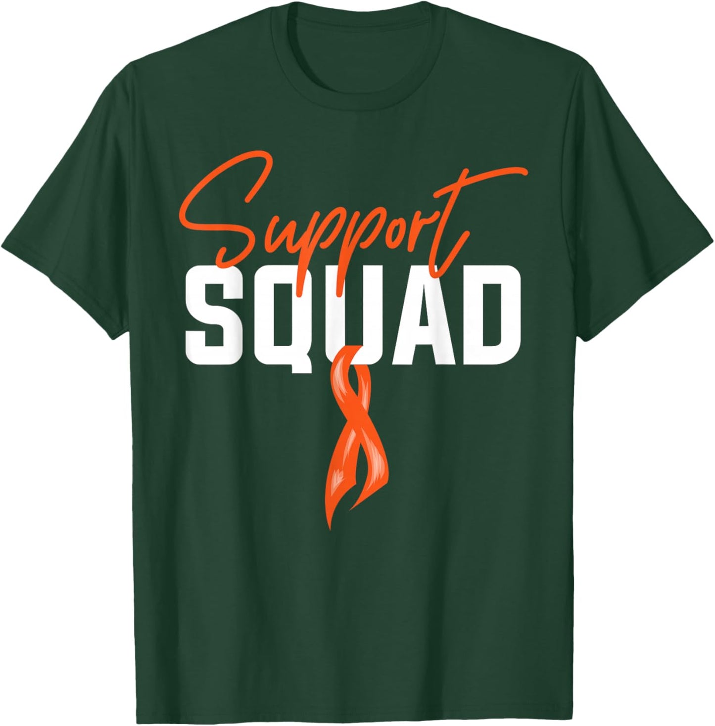 Leukemia Awareness Support Squad T-Shirt - T-Shirt | Forest