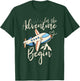 Let The Adventure Begin Airplane Adventure Travel Mode T-Shirt - T-Shirt | Forest