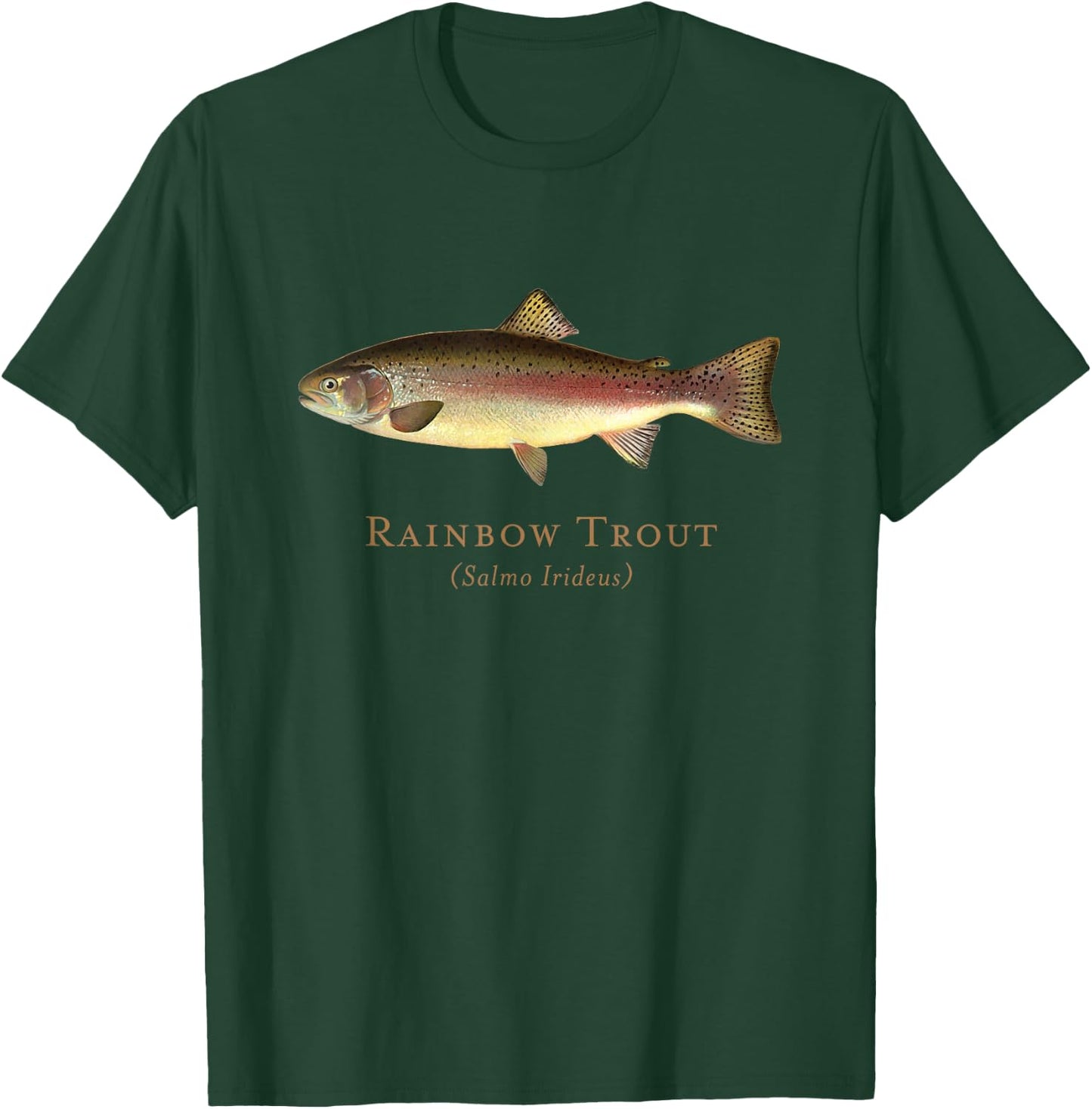 Rainbow Trout Vintage Illustration T-Shirt - T-Shirt | Forest