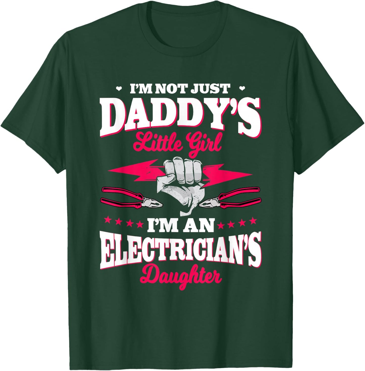 Electrician Dad Electrical Repairman Electronics Technician T-Shirt - T-Shirt | Forest