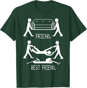 Cool Friend vs Bestie and besties Day Cool Besties T-Shirt - T-Shirt | Forest