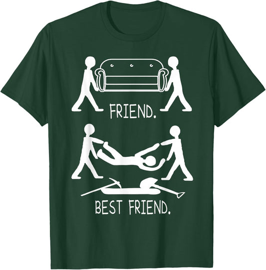 Cool Friend vs Bestie and besties Day Cool Besties T-Shirt - T-Shirt | Forest