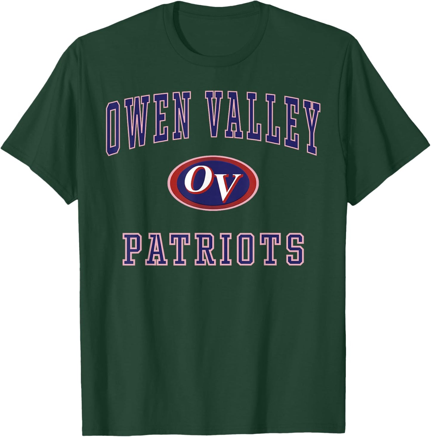 Owen Valley High School Patriots C1 T-Shirt - T-Shirt | Forest